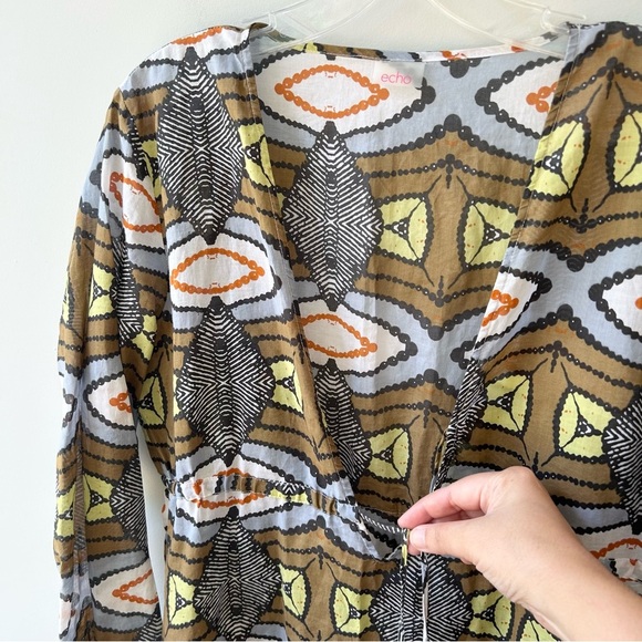 Echo women’s caftan swim cover up - Picture 3 of 9